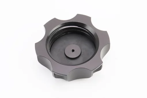 Крышка бака топливного "металл" + сапун, 110/125/140/150/160cc, черная, FIX-327116