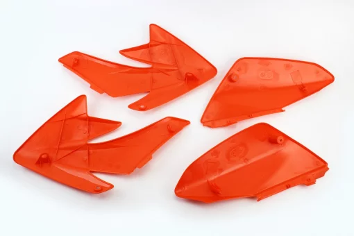 Пластик - ВЕСЬ к-кт деталей - 7ед. ОРАНЖЕВЫЙ, Honda CRF70/KAYO CRAZY CAT 140cc/GEON X-PIT, FIX-327132