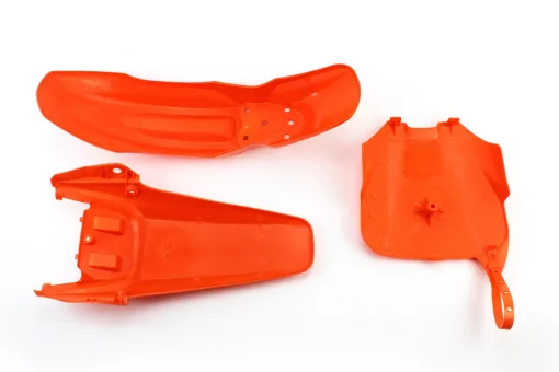 Пластик - ВЕСЬ к-кт деталей - 7ед. ОРАНЖЕВЫЙ, Honda CRF70/KAYO CRAZY CAT 140cc/GEON X-PIT, FIX-327132