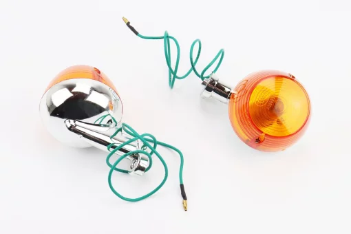 Поворотник лев., Прав. "хром круглі" к-кт 2 шт., FIX-318714