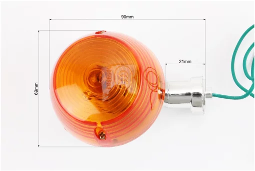 Поворотник лев., Прав. "хром круглі" к-кт 2 шт., FIX-318714
