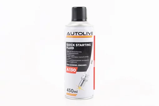 Ефір для легкого та швидкого запуску бензинових та дизельних двигунів "Quick Starting", Аерозоль 450ml, FIX-304581