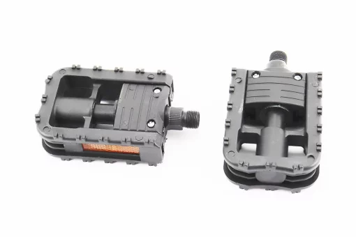 Педалі FOLDING складані 9/16" (100x70x30mm) пластикові, чорні, FIX-207914