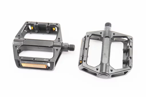 Педали MTB широкие 9/16" (100x100x24mm) алюминиевые, чёрные, FIX-207918