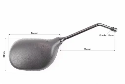 Зеркала к-кт YAMAHA- черные "капли", м10 (ССС - знак качества), от 5шт -10%, FIX-354337