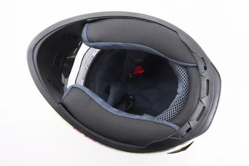 Шлем интеграл, закрытый+очки BLD-М61 М (57-58см), ЖЕЛТО-ОРАНЖЕВЫЙ "Buffalo", FIX-206614