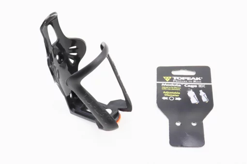 Флягодержатель пластиковый с регулировкой под фляги 51-73мм, крепл. на раму, чёрный TMD05B, FIX-409290