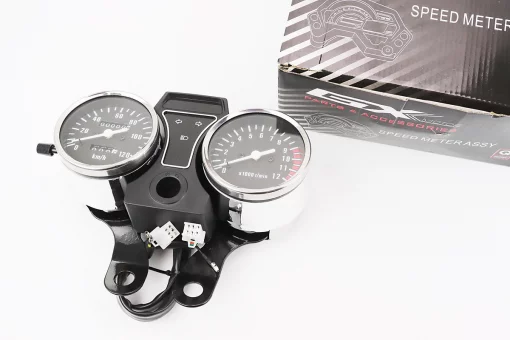 Спідометр в зборі "подвійний" 120 км/год тахометр електронний (вузьке кріплення), FIX-318759