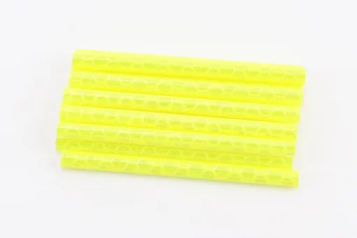 Светоотражатели на спицы 5х75мм, 12шт к-кт, жёлтые JY-1201, FIX-409302