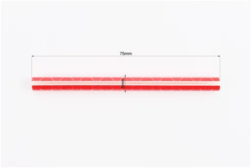 Светоотражатели на спицы 5х75мм, 12шт к-кт, красные JY-1201, FIX-409303