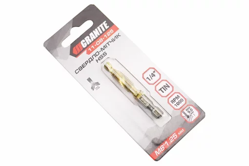 Сверло-метчик по металлу M8x1,25мм HSS DIN338 11-08-125, FIX-703229