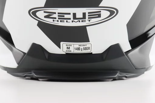 Шлем кроссовый/эндуро/АТV SOLID ZS-913 M, ЧЕРНЫЙ с красно-белым, FIX-207922