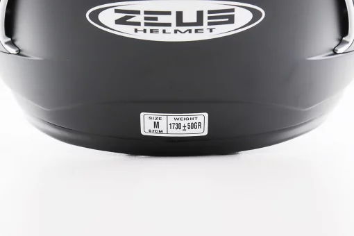 Шолом інтеграл, закритий+відкидні окуляри ZS-806F Solid M, ЧОРНИЙ мат, FIX-207961