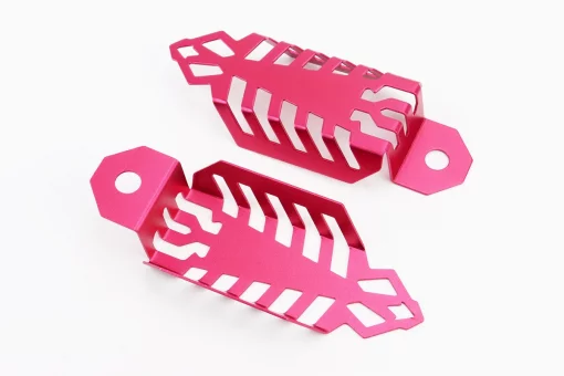 Захист заднього амортизатора універсальна TUNING, ЧЕРВОНИЙ, FIX-354382