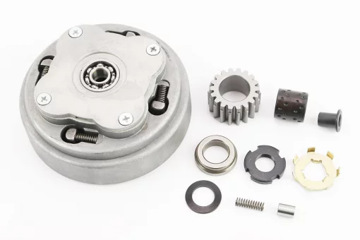 Сцепление двухдисковое в сборе (корзина) Delta 70/110cc "механика" + 6 деталей, FIX-318778