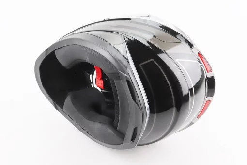 Шолом інтеграл, закритий BLD-M62 S (55-56см), ЧОРНИЙ/БІЛО-СІРИЙ, FIX-206619