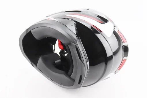 Шолом інтеграл, закритий BLD-M62 S (55-56см), ЧОРНИЙ/БІЛО-ЧЕРВОНИЙ, FIX-206621