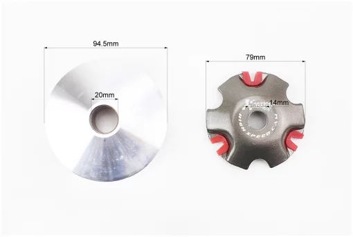 Вариатор передний к-кт Suzuki LET'S ТЮНИНГ (внутренняя щека 14мм), FIX-336520