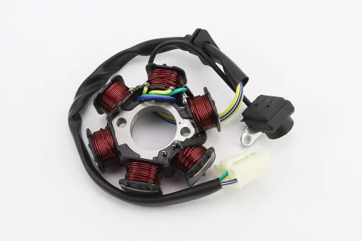 Статор магнето (генератора) (6 катушек разъем "мама 4"), тип 1, FIX-318821