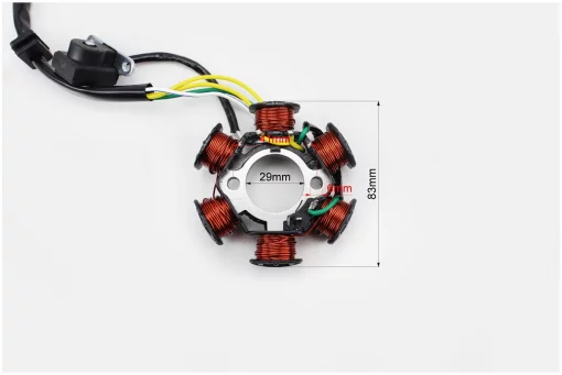 Статор магнето (генератора) (6 катушек разъем "мама 4"), тип 1, FIX-318821