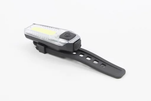 Фонарь передний 12 диодов 120 lumen, Li-ion 3.7V 300mAh зарядка от USB, влагозащитный, ZH1608, FIX-409315