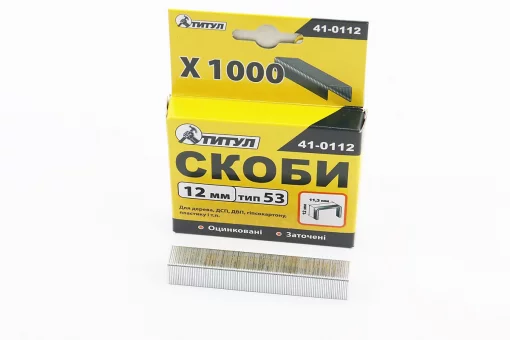 Скобы 12мм, R53, к-кт 1000шт 41-0112, FIX-703237
