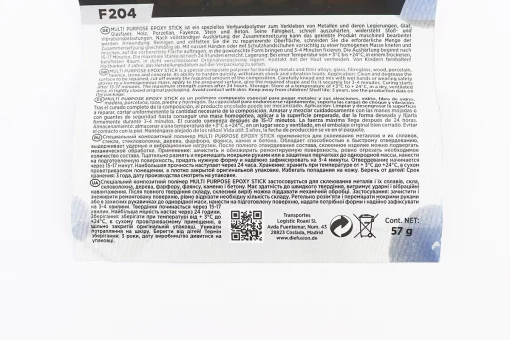 Холодная сварка двухкомпонентная "Epoxy Stick", 57g, FIX-304618