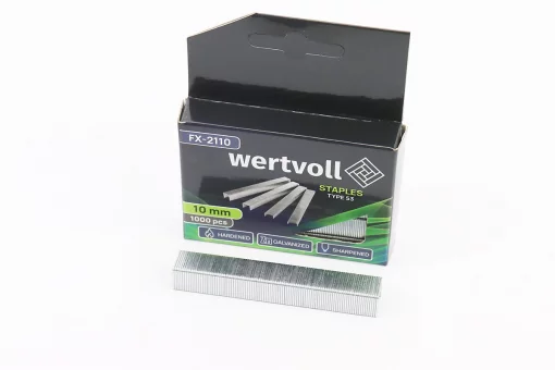 Скобы закаленные 10мм/11,3x0,75мм, R53, к-кт 1000шт FX-2110, FIX-703245