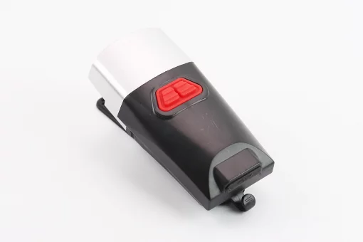 Фонарь передний 1+7 диодов 360 lumen, Li-ion 3.7V 500mAh зарядка от USB, влагозащитный, чёрно-серый BG-C20, FIX-409341