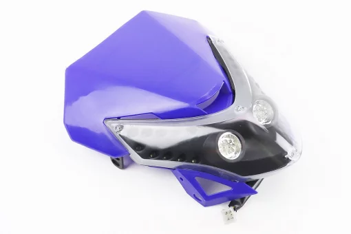 Пластик - обтекатель + фара, СИНИЙ, тип 2, FIX-327159