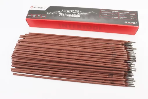 Электроды сварочные 6013, D-4мм, 5кг, STORM EW-5040, FIX-703261