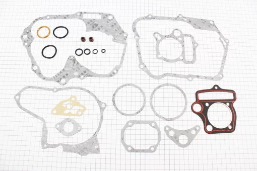 Прокладки двигателя JH-125cc-52,4мм, к-кт 20 деталей, FIX-327172