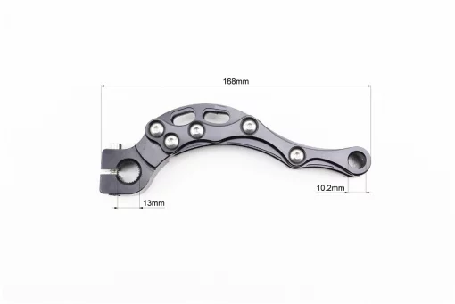 Важіль перемикання передач 29 шліців TUNING, ЧОРНИЙ (див. фото розмірів), FIX-327186