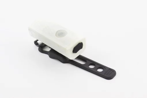 Ліхтар передній 1 діод 300 lumen алюмінієвий, Li-ion 3.7V 800mAh зарядка від USB, вологозахисний, білий RPL-2255, FIX-409367