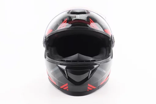 Шлем интеграл, закрытый BLD-М65 L (59-60см), ЧЕРНЫЙ/КРАСНО-СЕРЫЙ, FIX-206626