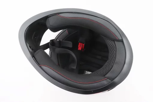 Шлем интеграл, закрытый BLD-М65 L (59-60см), ЧЕРНЫЙ/КРАСНО-СЕРЫЙ, FIX-206626