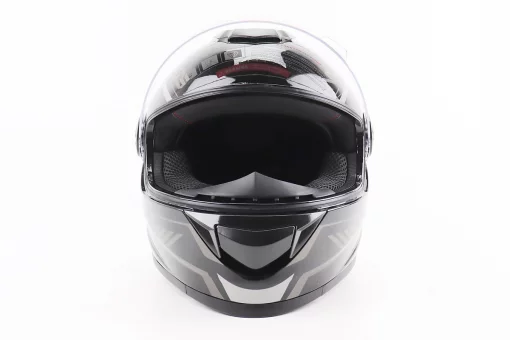 Шлем интеграл, закрытый BLD-М65 М (57-58см), ЧЕРНО-СЕРЫЙ, FIX-206630