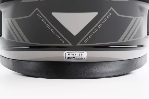 Шлем интеграл, закрытый BLD-М65 М (57-58см), ЧЕРНО-СЕРЫЙ, FIX-206630