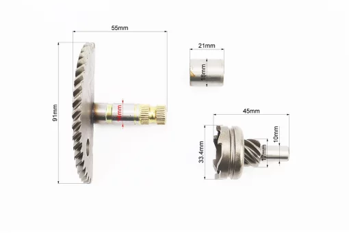 Півмісяць, храповик, втулка кікстартеру Honda DIO AF-27, к-кт, FIX-347651
