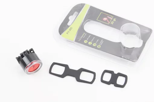 Ліхтар задній 1 діод, чорний FY-305 (без батарейок), FIX-409392