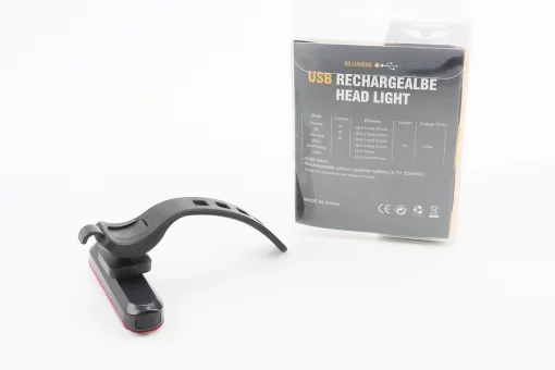 Ліхтар задній 60 lumen, Li-ion 3.7V 330mAh зарядка від USB, вологозахисний, HJ-040, FIX-409398