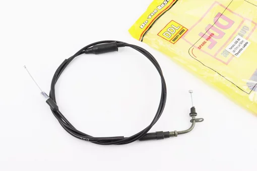 Трос газа Yamaha JOG (наконечник с внутренней резьбой) (трос 166см; кожух 154см), FIX-336680