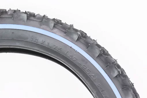 Шина 14"х1,75 (47-254) шипованная с синей полосой SA-186, FIX-402668