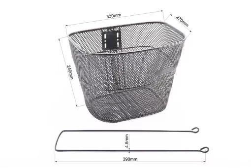 Кошик багажний передній 28", чорний TH-152 (можливі подряпини, сколи, дефекти фарбування), FIX-409477