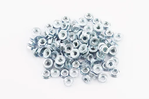 Гайка М6x1 фланц 8 цб зубч DIN6923, к-кт 100шт, FIX-704026