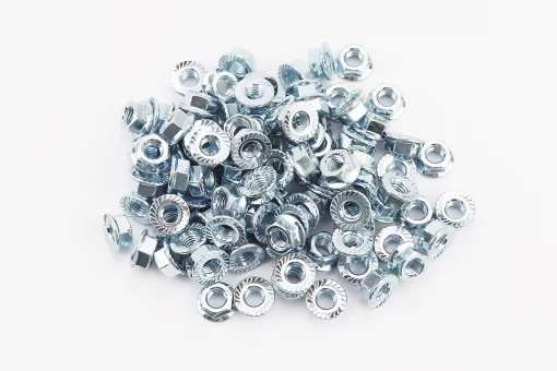 Гайка М8x1,25 фланц 8 цб зубч DIN6923, к-кт 100шт, FIX-704027