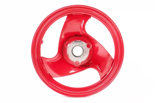 Диск колесный передний Yamaha (5BM) диск. тормоз (стальной) красный, FIX-336715