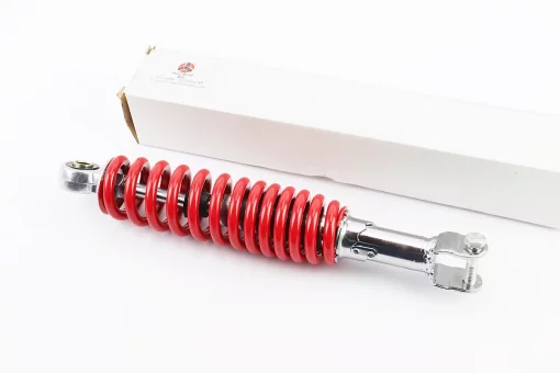 Амортизатор задний GY6/Honda - 280мм*d51мм (втулка 10мм / вилка 8мм) регулир., красный, FIX-328219