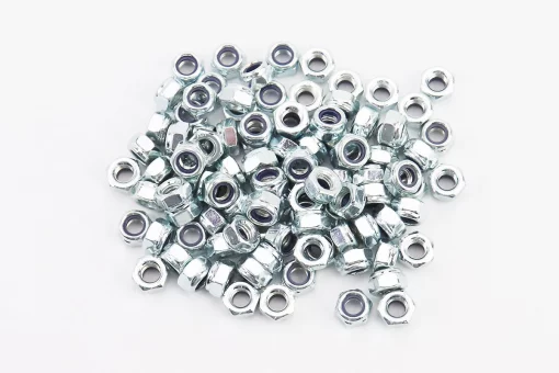 Гайка М6x1 самостоп 6 цб DIN985, к-кт 100шт, FIX-704029