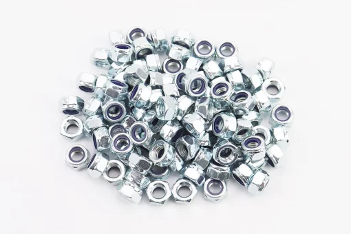 Гайка М8x1,25 самостоп 6 цб DIN985, к-кт 100шт, FIX-704030